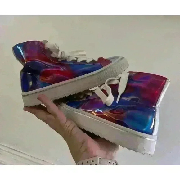 Steve Madden Multi-color "Luvy" Girls High-tops Size 13 - Picture 1 of 1